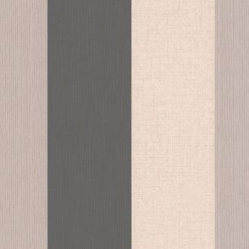 Graham & Brown Java Stripe Black/Beige Wallpaper