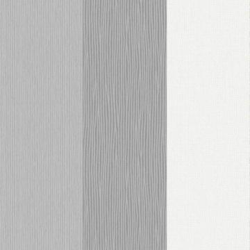 Graham & Brown Java Stripe Grey/White Wallpaper