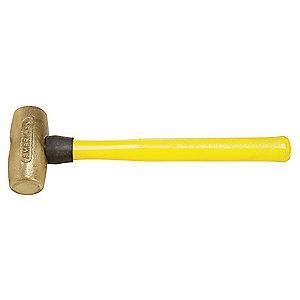 American Hammer Double Face Sledge Hammer, 4 lb. Head Weight, 2" Head Width, 14" Length