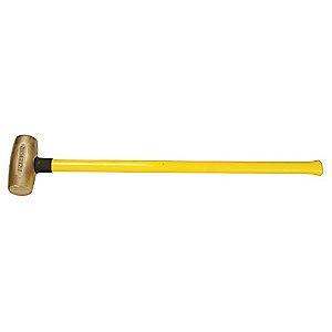 American Hammer Double Face Sledge Hammer, 12 lb. Head Weight, 3" Head Width, 32" Length