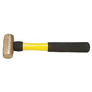 American Hammer Double Face Sledge Hammer, 1-1/2 lb. Head Weight, 1-1/2" Head Width, 12" Length
