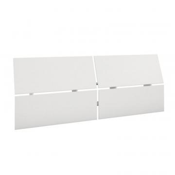 Nexera 345303 Full Size Panoramic Headboard, White