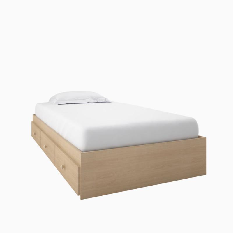 Nexera Alegria Twin Size 3-Drawer Storage Bed