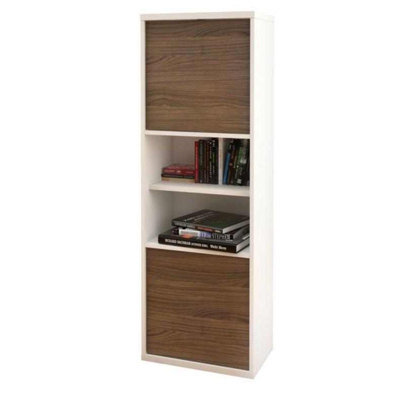 Nexera Liber-T 2-Door Bookcase