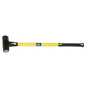 AbilityOne Double Face Sledge Hammer, 8 lb. Head Weight, 1-1/2" Head Width, 35-1/2" Length