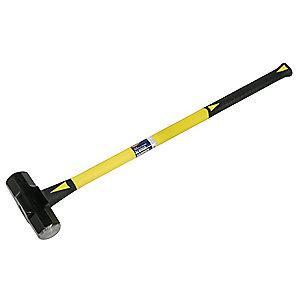 AbilityOne Double Face Sledge Hammer, 12 lb. Head Weight, 2-3/8" Head Width, 35-1/2" Length