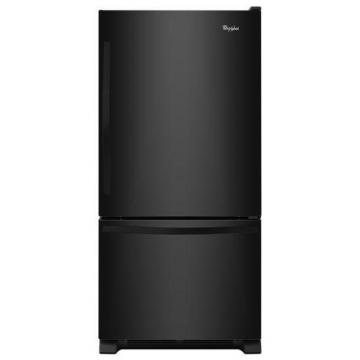 Whirlpool 18.7 cu. ft. Refrigerator with Bottom Mount Freezer and Accu-Chill System in Black