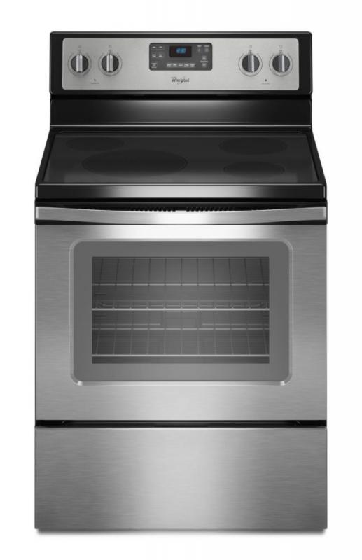 Whirlpool 5.3 cu. ft. Free-Standing Electric Self-Cleaning Range in Stainless Steel