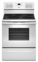 Whirlpool 5.3 cu. ft. Free-Standing Electric Range with High-Heat Self-Cleaning System in White