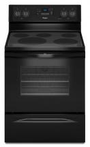 Whirlpool 5.3 cu. ft. Free-Standing Electric Range with High-Heat Self-Cleaning System in Black