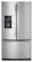 Whirlpool 36-Inch Wide French Door Bottom Freezer Refrigerator With Dual Icemakers - 27 cu. Feet,