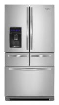 Whirlpool 25.8 cu. ft. Double Drawer Refrigerator with Dual Ice Makers in Stainless Steel