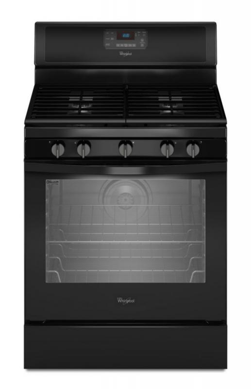 Whirlpool 5.8 cu. ft. Free-Standing Gas Range with Centre Burner in Black