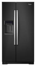 Whirlpool 25.6 cu. ft. Side-by-Side Refrigerator with Temperature Control in Black