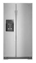 Whirlpool 25.6 cu. ft. Side-by-Side Refrigerator with Temperature Control in Stainless Steel
