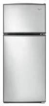 Whirlpool 16 cu. ft. Top Freezer Refrigerator with Improved Design in Stainless Steel