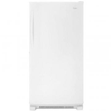 Whirlpool 19.7 Cu. Ft. Upright Freezer with Temperature Alarm in White