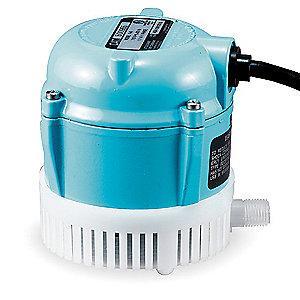 Little 1/200 HP Compact Submersible Pump, 115V Voltage, Continuous Duty, 6 ft. Cord Length