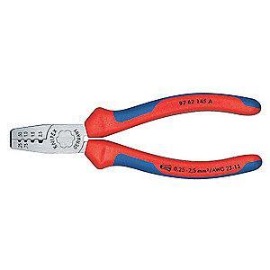 Knipex 5-3/4"L Crimper, 23 to 13 AWG