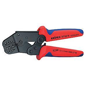 Knipex 10"L Crimper, 27 to 15 AWG