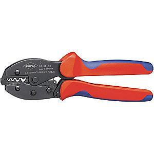 Knipex 8-3/4"L Crimper, 20 to 7 AWG