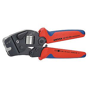 Knipex 7-1/2"L Crimper, 28 to 5 AWG