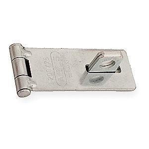 Abus Conventional Fixed Staple HaspH x 1-3/4"W x 3"L, Natural Finish
