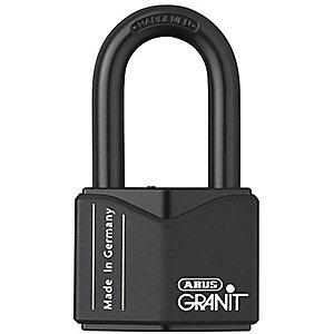 Abus Different, Master-Keyed Padlock, Open Shackle Type, 2" Shackle Height, Black