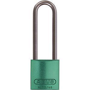 Abus Green Lockout Padlock, Different Key Type, Master Keyed: Yes, Aluminum Body Material