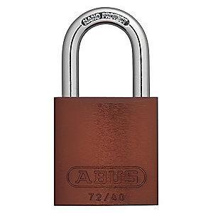 Abus Brown Lockout Padlock, Different Key Type, Master Keyed: Yes, Aluminum Body Material