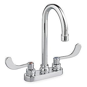 American Standard Low Lead Cast Brass Monterrey Bathroom Faucet, Blade Handle Type