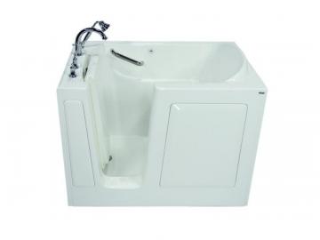 American Standard 48" x 32" x 53" Gelcoat Soaking Left-Hand Drain Walk-In Bathtub