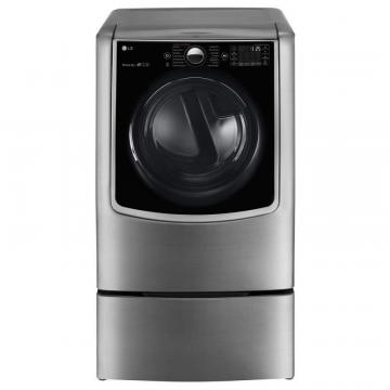LG 9.0 cu. ft. Mega Capacity Electric Dryer With Steam Technology in Stainless Look