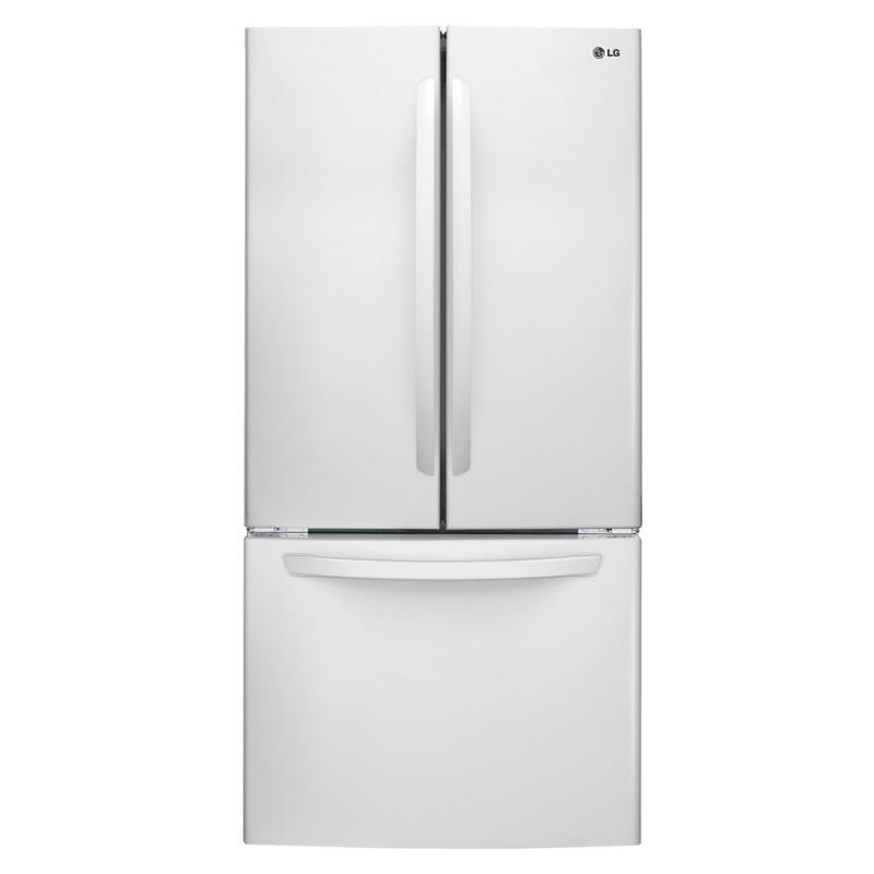 LG 24 cu. ft. French Door Refrigerator in White