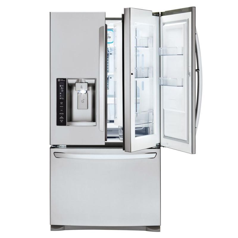 LG 27 cu. ft. Door-in-Door French Door Refrigerator with Slim SpacePlus Ice System