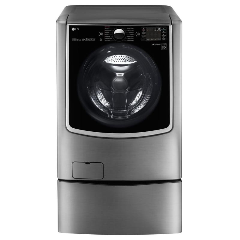 LG 6.0 cu.ft. Turbowash Washer With Steam Technology in Stainless Look