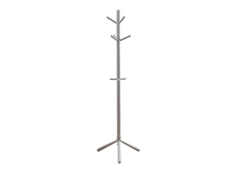 Monarch Coat Rack - 69 Inch H / Grey Wood Contemporary  Style