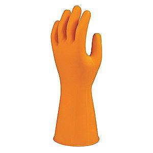 Ansell Gloves, Flock Lining, Tangerine