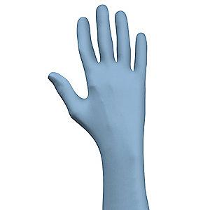 Showa 9-1/2" Powder Free Unlined Nitrile Disposable Gloves, Blue, Size  S, 100PK