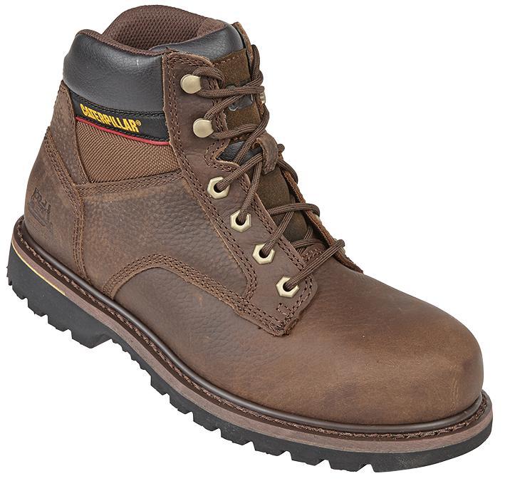 Caterpillar Tracker Safety Boots, Brown Size 10
