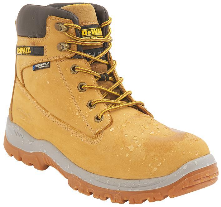 DeWalt S3 Safety Boots, Wheat Size 10