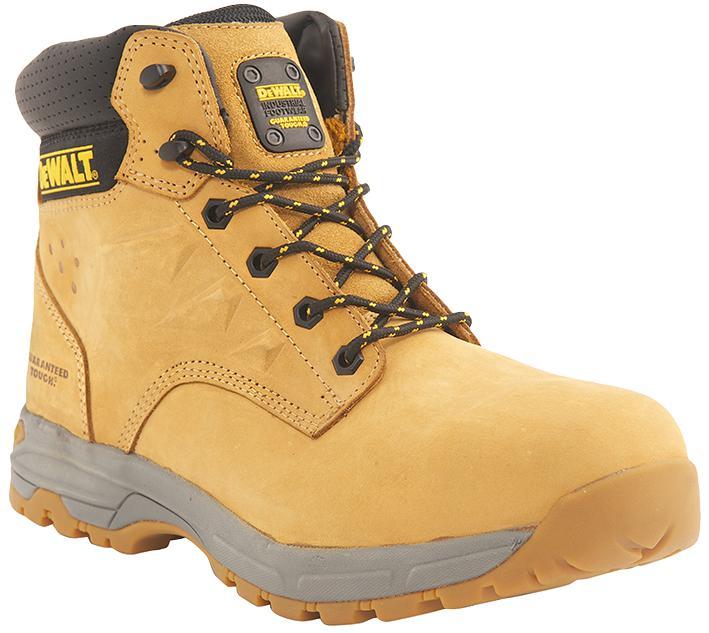 DeWalt Nubuck Safety Boots, Wheat Size 8