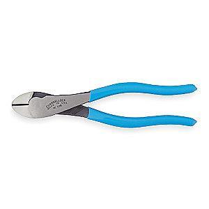 Channellock Oval Diagonal Cutters,8" Length,1-3/16" Jaw Width,25/32" Jaw Length,Uninsulated
