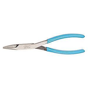 Channellock Needle Nose Plier, 7-7/8" Length, 1-3/8" Max. Jaw Opening, Serrated Gripping Surface