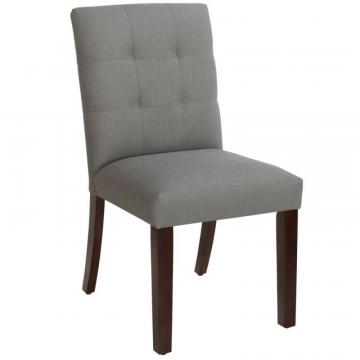 Skyline Dining Chair In Linen Grey