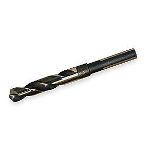 Cle-Line Reduced Shank Drill Bit, 19/32", High Speed Steel, Black/Gold, List Number 1877