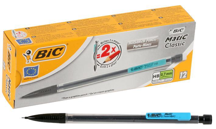 BIC 0.7mm Mechanical Pencils - Pack of 12