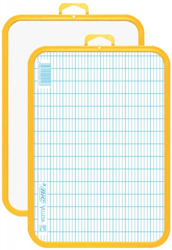 BIC 260x190mm Reversible Whiteboard with Plain and Graph Surfaces