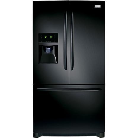 Frigidaire Gallery 27.7 Cu. Ft. French Door Refrigerator with Front Water/Ice Dispenser - Ebony Blac