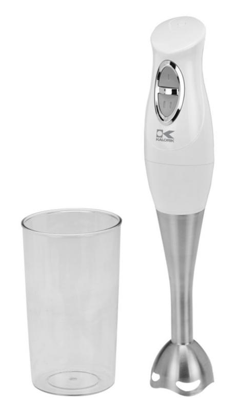 Kalorik White/Stainless Steel Stick Mixer and Mixing Cup